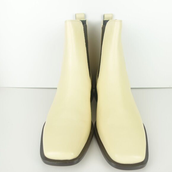 Sam Edelman Thelma Leather Bootie Eggshell White 8M- 0238 - Picture 2 of 16